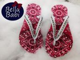 Mod. B001 Chinelo em tecido "Bandana"