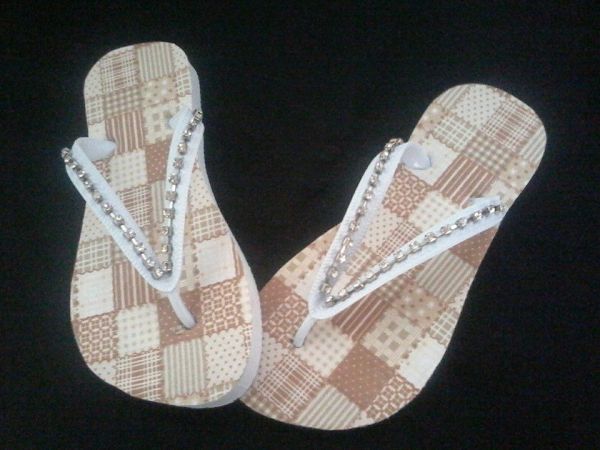 Chinelo com estampa em Tecido - Classic